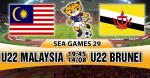 Nhận định U22 Malaysia vs U22 Brunei 19h45 ngày 14/8 (Sea Games 29)