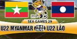 Nhận định U22 Myanmar vs U22 Lào 19h45 ngày 16/8 (Sea Games 29)