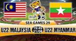 Nhận định U22 Malaysia vs U22 Myanmar 19h45 ngày 21/8 (Sea Games 29)