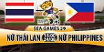 Nhận định Nữ Thái Lan vs Nữ Philippines 15h00 ngày 24/8 (Sea Games 29)