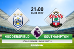 Nhận định Huddersfield vs Southampton 21h00 ngày 26/8 (Premier League 2017/18)