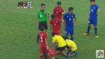 Tổng hợp: U22 Thái Lan 1-0 U22 Myanmar (Sea Games 29)