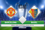 Giải mã trận đấu MU vs Basel 01h45 ngày 13/9 (Champions League 2017/18)