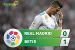 Tổng hợp: Real Madrid 0-1 Betis (Vòng 5 La Liga 2017/18)