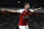 Ghi bàn tại Europa League, Giroud xô đổ thành tích của Van Persie