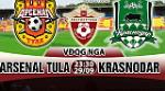 Nhận định Arsenal Tula vs Krasnodar 23h30 ngày 29/9 (VĐQG Nga 2017/18)