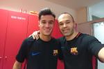 Như Iniesta, Coutinho không cần phải nói nhiều