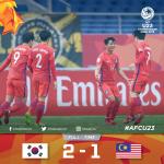 Tổng hợp: U23 Hàn Quốc 2-1 U23 Malaysia (VCK U23 châu Á 2018)