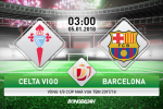 Celta Vigo 1-1 Barcelona: Vắng Messi, Blaugrana bó tay trước khắc tinh