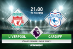 Nhận định Liverpool vs Cardiff (21h00 ngày 27/10): "Bộ tứ nguyên tử" ra oai?