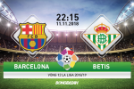 Nhận định Barca vs Betis (22h15 ngày 11/11): Gồng mình qua giông bão