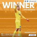 Cực sốc với cái tên xuất sắc nhất tháng 10 ở Ngoại hạng Anh