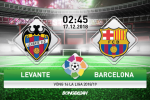 Nhận định Levante vs Barca (2h45 ngày 17/12): Ký ức buồn ùa về