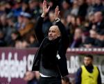 Pep thất vọng sau trận hòa trước Burnley