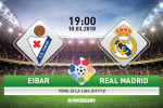 Eibar 1-2 Real Madrid (KT): Ronaldo lập cú đúp, Los Blancos thắng thót tim