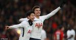 Tổng hợp: Bournemouth 1-4 Tottenham (Vòng 30 Premier League 2017/18)
