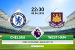 Chelsea vs West Ham (22h30 ngày 8/4): Ai sẽ chiến đấu vì Conte?