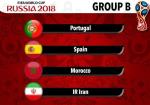 Lịch thi đấu bảng B World Cup 2018