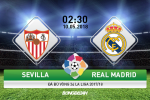 Kết quả Sevilla vs Real Madrid trận đấu vòng 34 La Liga 2017/18