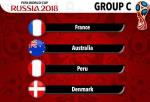 Bảng xếp hạng chung cuộc Bảng C World Cup 2018