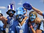 Sân Rostov Arena được "nhuộm xanh" trong ngày ĐT Uruguay vượt qua vòng bảng