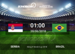 Những dự đoán vàng cho trận cầu đáng xem Brazil vs Serbia