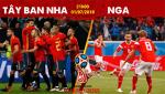 Lịch thi đấu bóng đá World Cup vòng 1/8 hôm nay (1/7/2018)