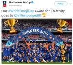 Liên đoàn Bóng đá Anh chế giễu HLV Conte trên MXH