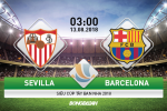 Sevilla 1-2 Barca: Messi và cộng sự khởi đầu mùa giải mới bằng danh hiệu Siêu cúp TBN