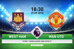 West Ham 3-1 MU (KT): Quỷ đỏ bị nghiền nát, Mourinho chờ trát sa thải