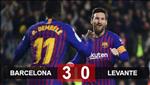 Video tổng hợp: Barca 3-0 Levante (Lượt về vòng 1/8 Cúp nhà vua TBN 2018/19)