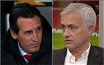 Unai Emery và Jose Mourinho chạm mặt vào tuần tới