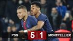 Video tổng hợp: PSG 5-1 Montpellier (Ligue 1 2018/19)