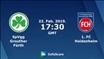 Nhận định Greuther Furth vs Heidenheim 0h30 ngày 23/2 (Hạng 2 Đức 2018/19)