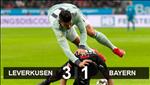 Leverkusen 3-1 Bayern Munich: "Hùm xám" lại gây thất vọng