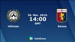 Nhận định Udinese vs Genoa 21h00 ngày 30/3 (Serie A 2018/19)
