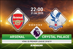 Nhận định Arsenal vs Crystal Palace (22h00 ngày 21/4): Pháo Thủ thẳng tiến