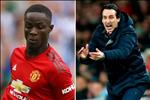 Kostas Manolas và Eric Bailly lần lượt có câu trả lời cho Arsenal