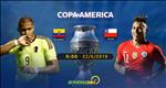 Xem trực tiếp Ecuador vs Chile bảng C Copa America ở kênh nào ?