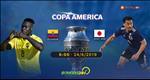 Xem trực tiếp Ecuador vs Nhật Bản bảng C Copa America 2019 ở kênh sóng nào ?