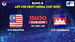 Kết quả U18 Malaysia 3-0 U18 Campuchia (KT)