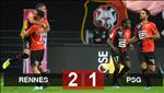 Rennes 2-1 PSG: Mbappe mờ nhạt, "nhà vua" thua sốc