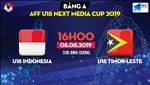 Video tổng hợp: U18 Indonesia 4-0 U18 Timor Leste (U18 Đông Nam Á 2019)