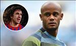 Đồng đội cũ so sánh Vincent Kompany với huyền thoại Barca