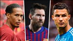 Van Dijk tiếp tục ‘cản mũi’ Ronaldo và Messi tới giải thưởng lớn