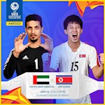 Link trực tiếp U23 UAE vs U23 Triều Tiên hôm nay 13/1/2020