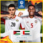 Link xem trực tiếp U23 Jordan vs U23 UAE hôm nay 16/1 trên VTV5