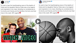 Ronaldo và Figo đi copy bài đăng chia buồn về Kobe Bryant