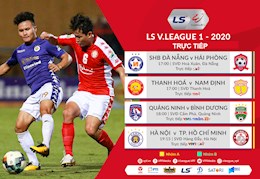 Trực tiếp vòng 1 GĐ 2 V.League hôm nay 10/10/2020 (Link xem Full HD)