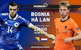 Nhận định bóng đá Bosnia vs Hà Lan 23h00 ngày 11/10 (UEFA Nations League 2020/21)